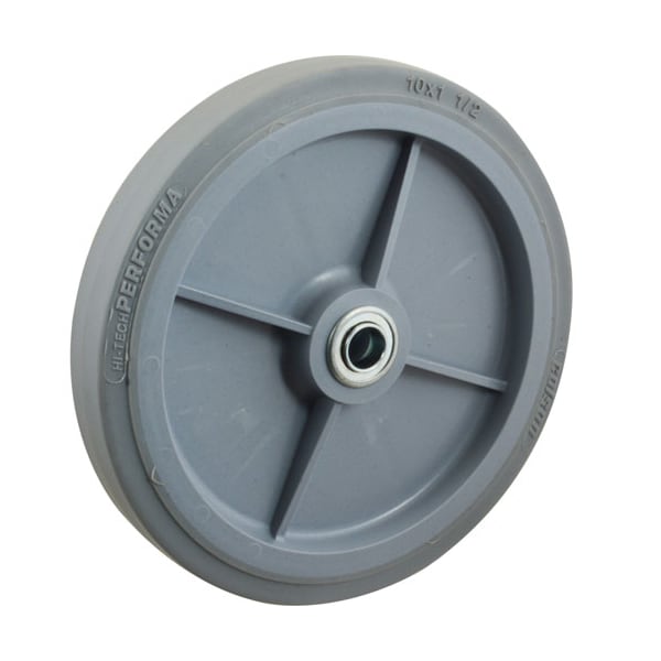 Wheel 10", Gray, W/ Nut